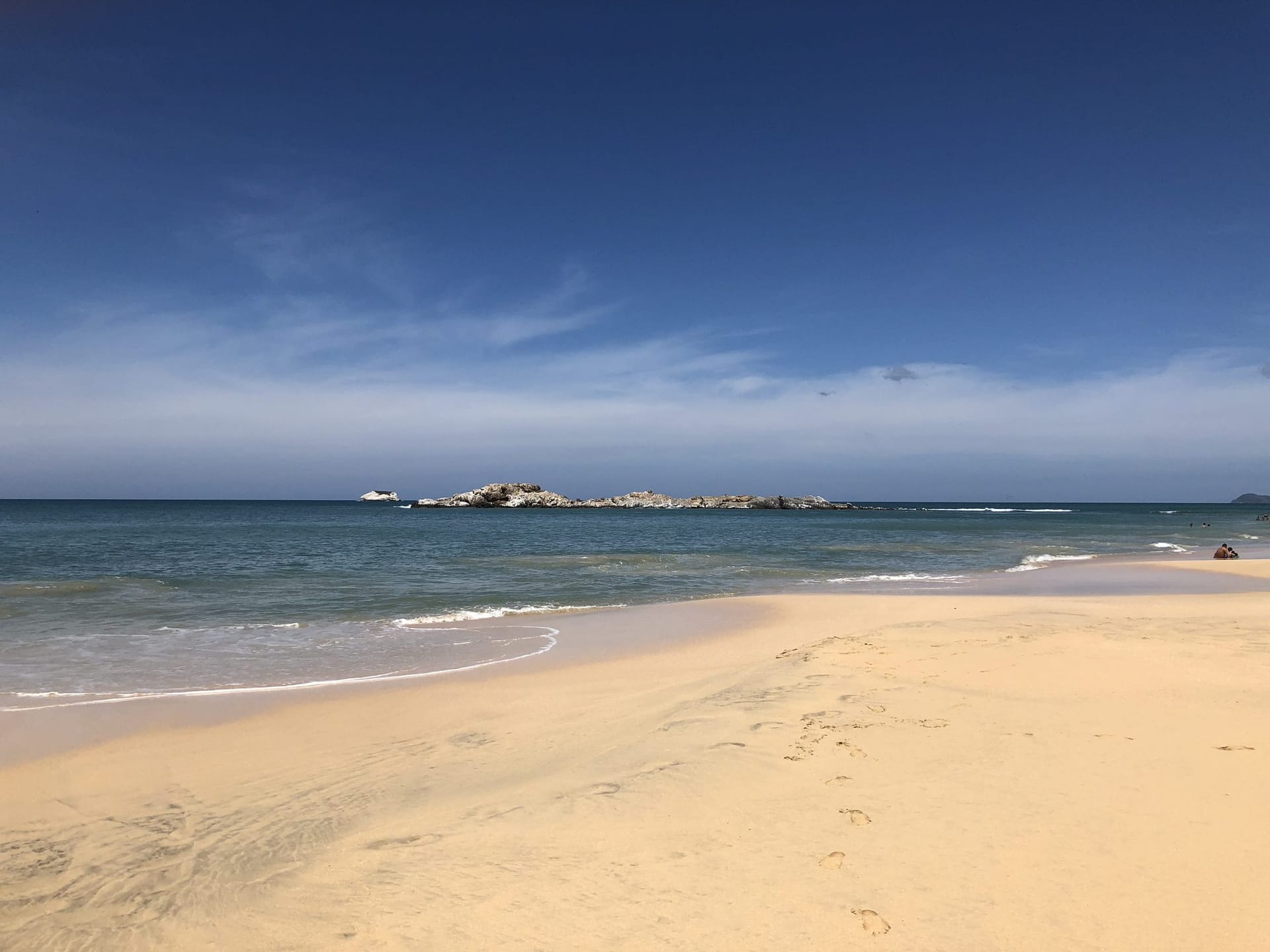Einsamer Sandstrand